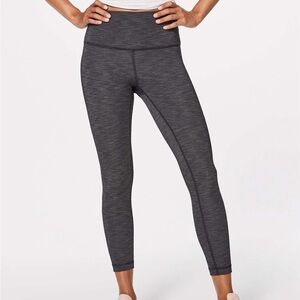 Lululemon Wunder Under Hi-Rise 7/8 Tight (Brushed Full-On Luxtreme 25")